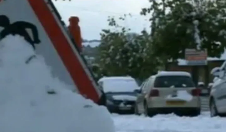 Iarna a venit mai devreme în Marea Britanie, dar n-are de gând să rămână deocamdată VIDEO