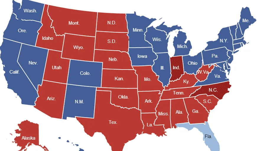 ALEGERI SUA 2012. Rezultate: Obama – 303 electori, Romney – 206. Cazul FLORIDA
