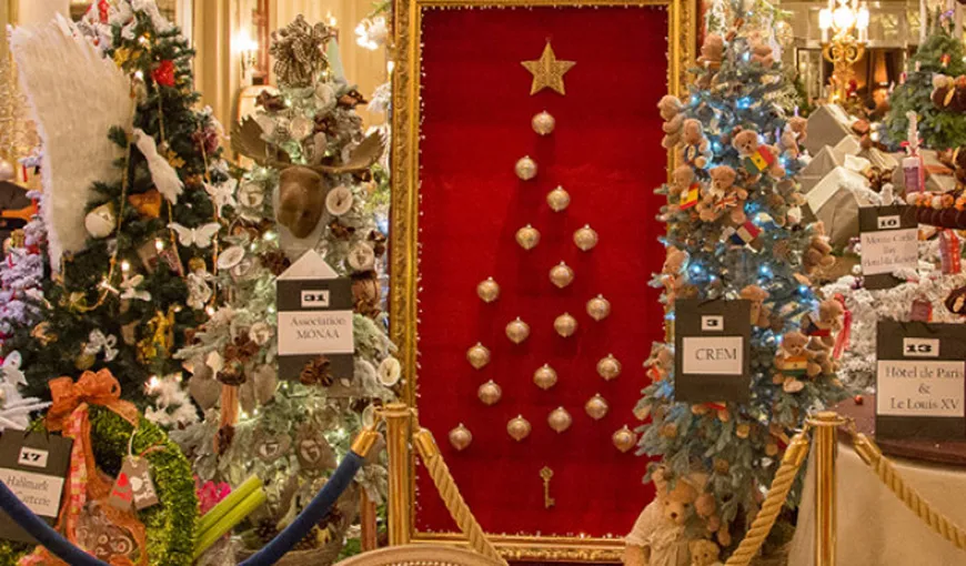 Prinţul Albert de Monaco a cumpărat un brad de Crăciun creat de Alexandru Ciucu FOTO