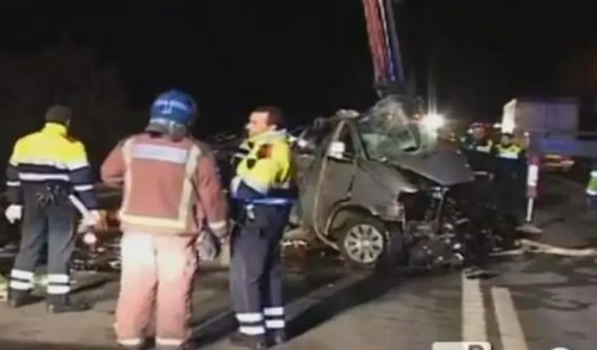 Patru români morţi într-un accident rutier din Spania