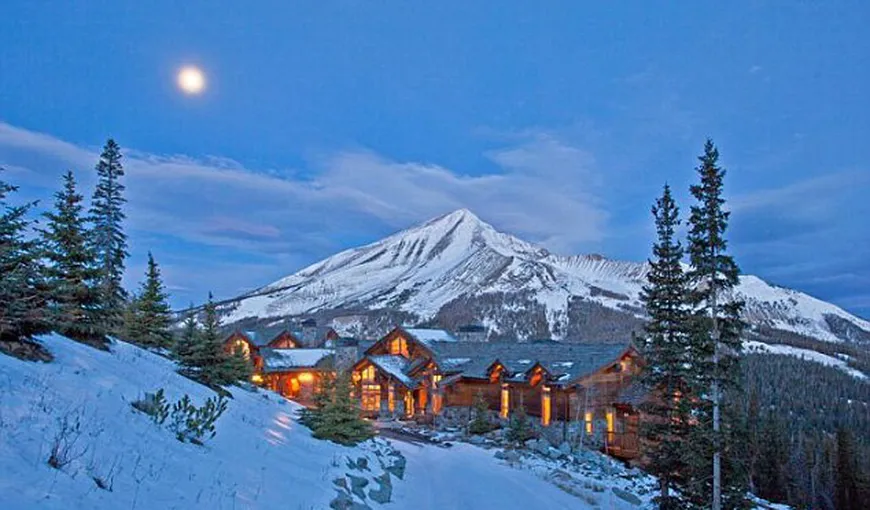 Un paradis al iernii pentru miliardari: Cum arată o cabană de schi ultra-luxoasă FOTO