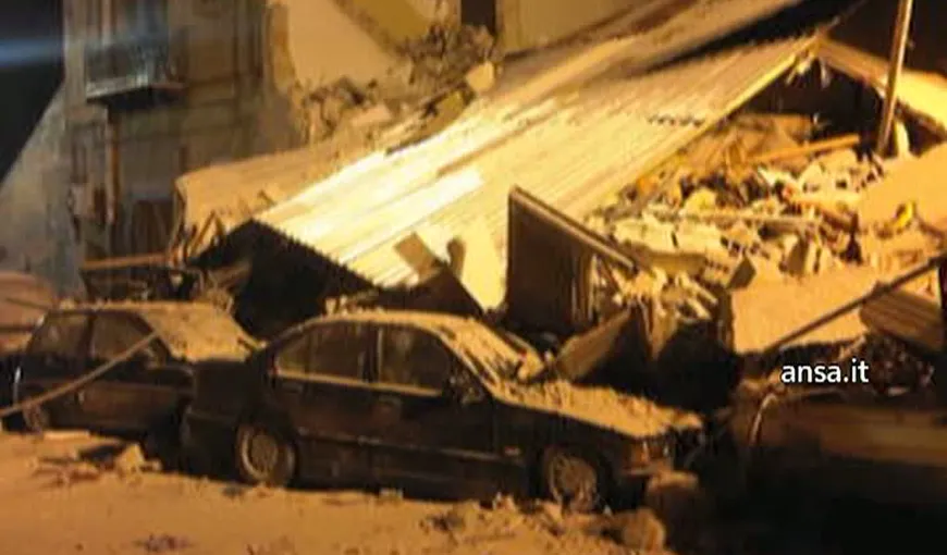Două clădiri din Palermo s-au prăbuşit din cauza structurii de rezistenţă. O persoană a murit VIDEO