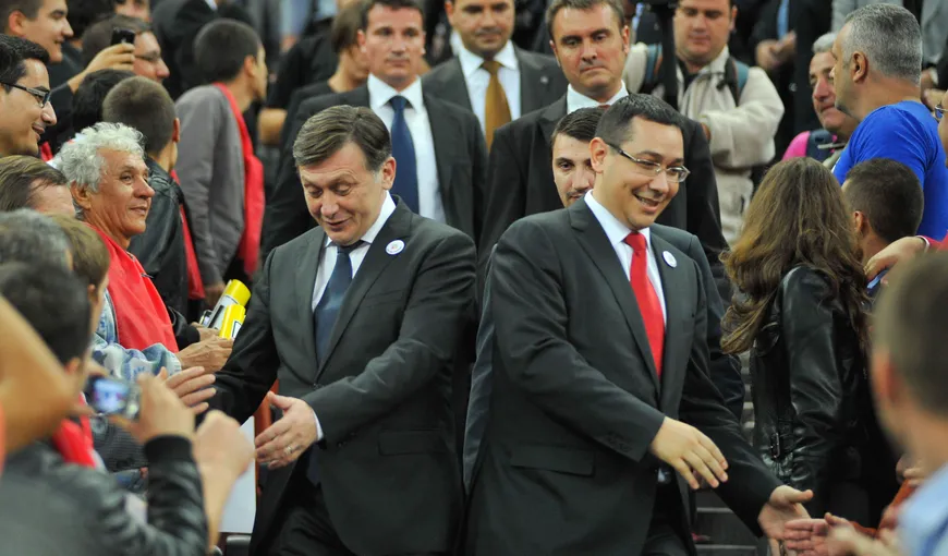 Împărţirea ministerelor. Ponta: PSD-UNPR şi PNL-PC vor avea un număr egal de portofolii