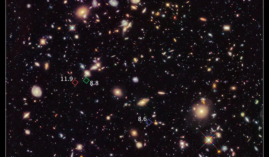 Cea mai veche galaxie din univers, de până acum, descoperită de telescopul Hubble