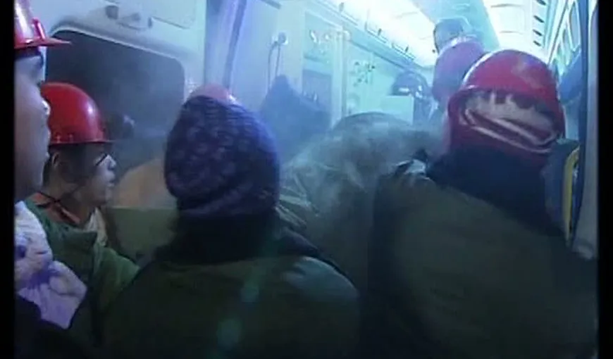 Accidentul din mină, din China: Au fost salvaţi patru ortaci şi au mai rămas şapte VIDEO