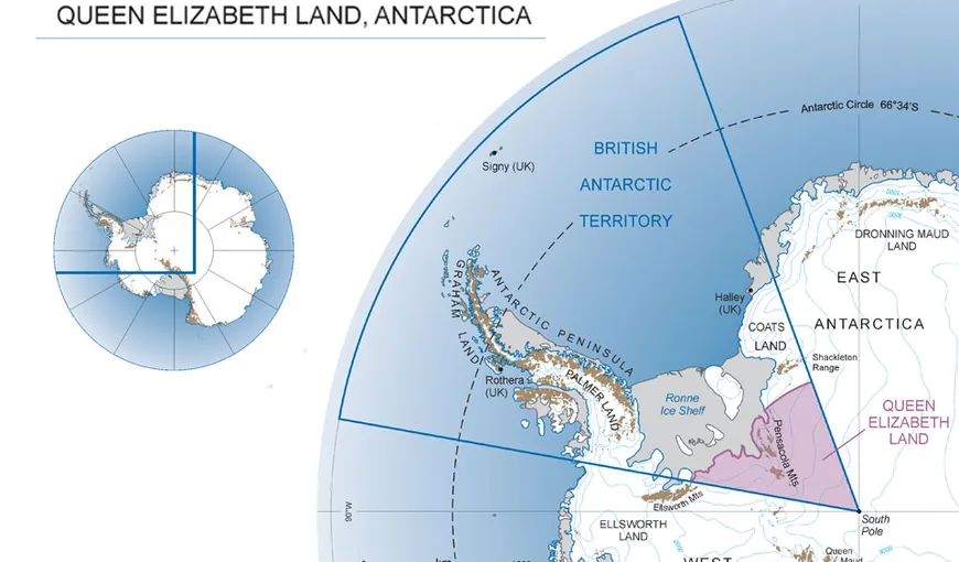 O zonă din Antarctica, populată cu pinguini, foci şi păsări, a primit numele reginei Elizabeth a IIa