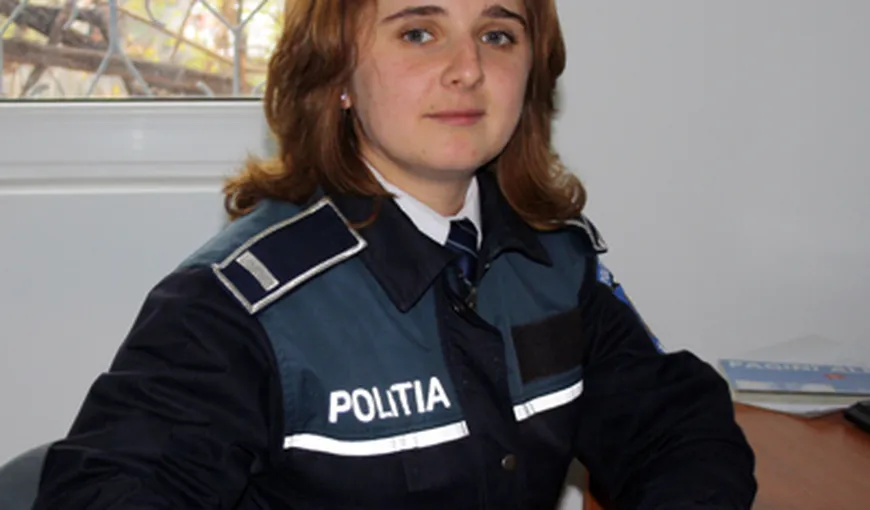 O vasluiancă de 23 de ani, cea mai tânără femeie şef de post de Poliţie din România