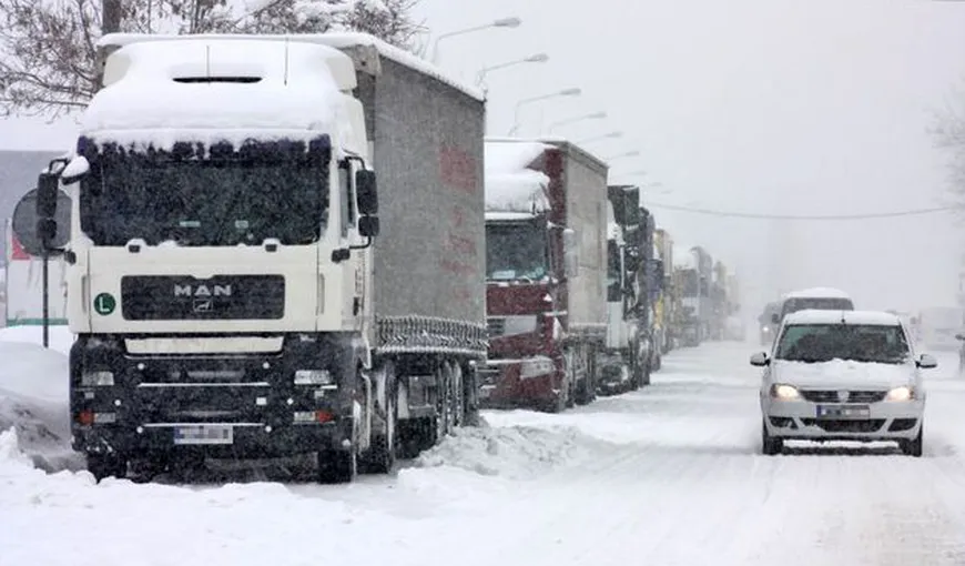 Circulaţia rutieră la graniţa României cu Bulgaria este ÎNCHISĂ