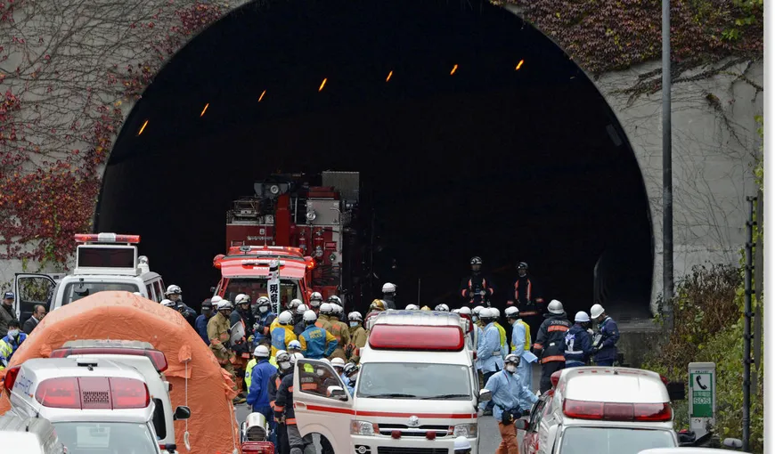 Tunelul rutier Sasago care s-a prăbuşit în Japonia avea 670 de defecţiuni