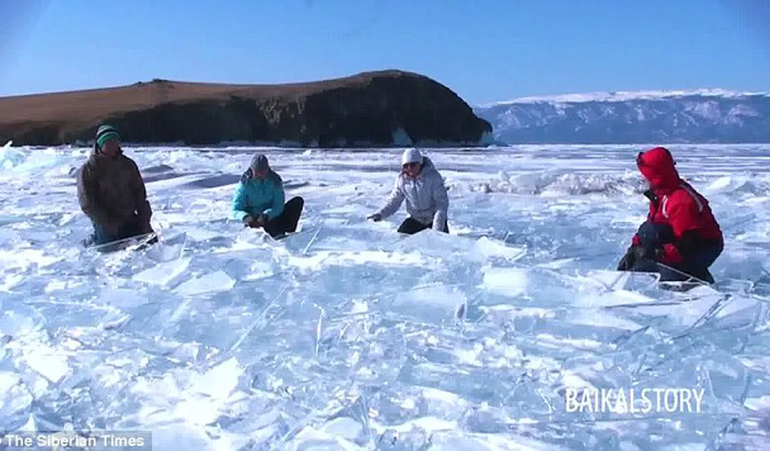 Cel mai ciudat instrument muzical: Gheaţa de pe lac VIDEO
