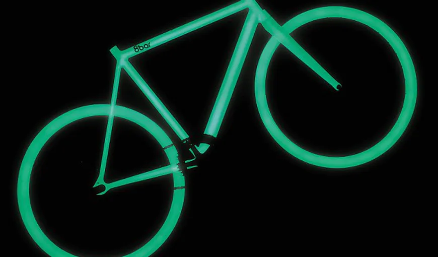 Bicicleta fosforescentă, un nou concept pentru siguranţa pe timp de noapte a cicliştilor