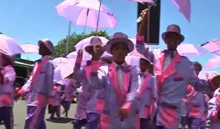 Carnaval spectaculos de Anul Nou în Africa de Sud VIDEO