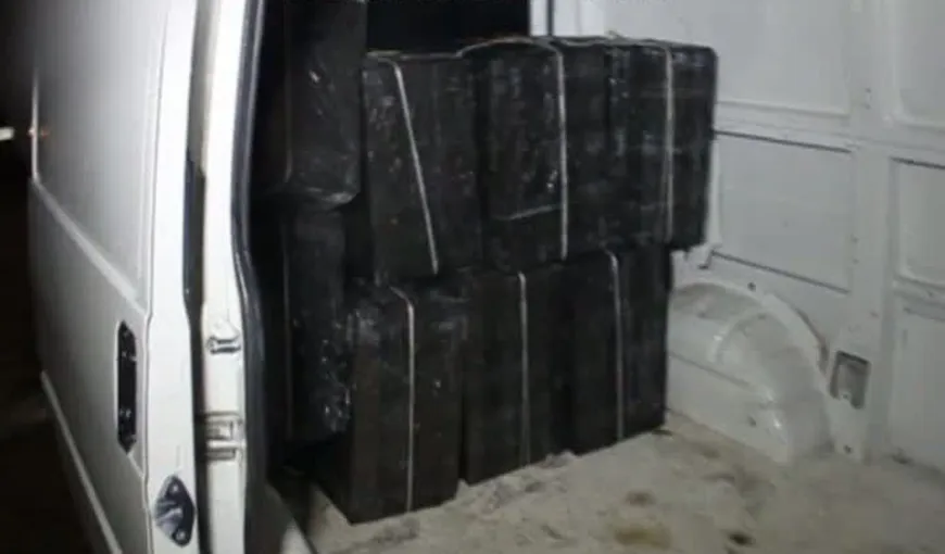 Contrabandişti de ţigări din Maramureş, urmăriţi de poliţişti cu focuri de armă VIDEO