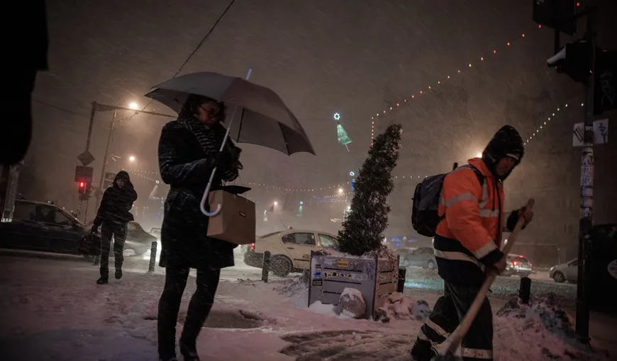 INFORMARE METEO: Vânt puternic în Est şi la munte şi ninsori în Moldova, în următoarele patru zile