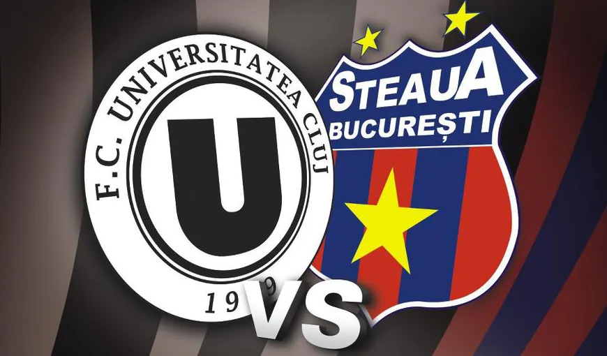 Universitatea Cluj – Steaua, scor 0-1, în Liga I