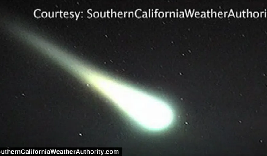 O minge de foc imensă a apărut pe cerul Californiei VIDEO