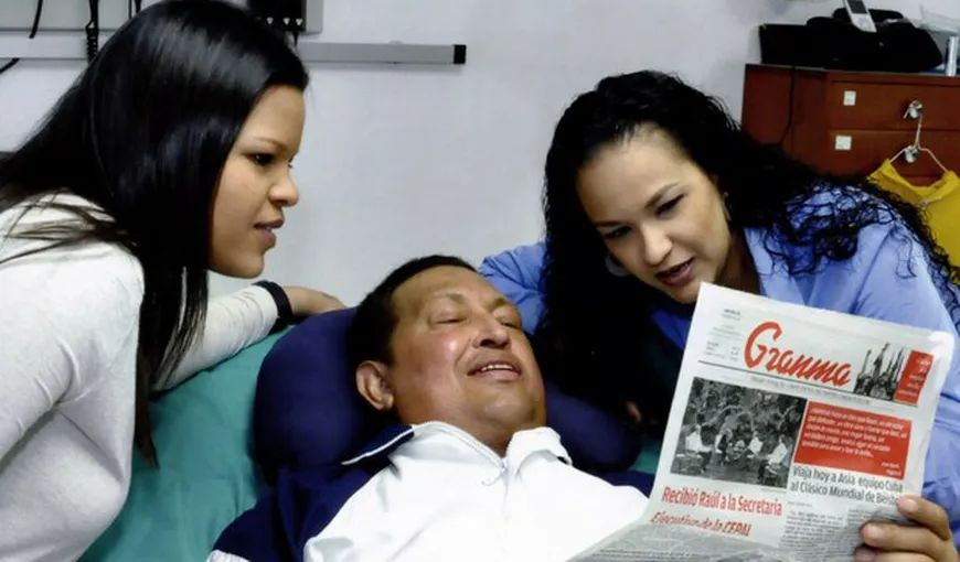 Primele imagini cu preşedintele Hugo Chavez, aflat într-un spital din Cuba VIDEO