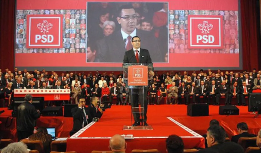 Congresul PSD va avea loc în aprilie, la Sala Palatului, în prezenţa a 4.000 de delegaţi