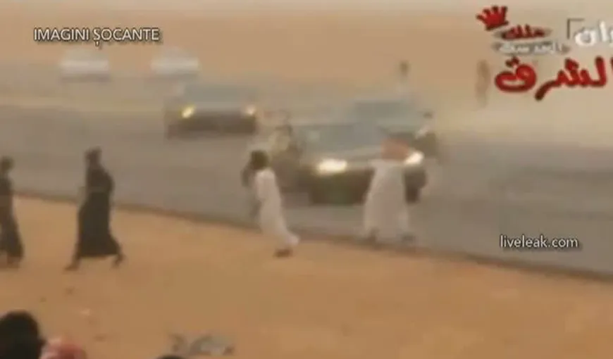 ACCIDENT GRAV la un concurs de drifturi, în Arabia Saudită. Un spectator a fost lovit în plin VIDEO