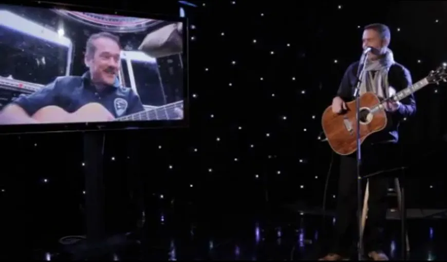 Primul cântec înregistrat în spaţiu, un duet între un astronaut şi un muzician VIDEO