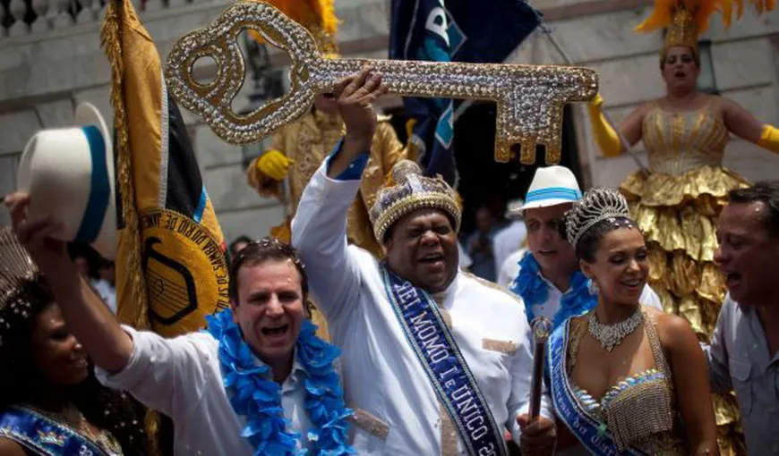 Regele Momo a deschis carnavalul de la Rio