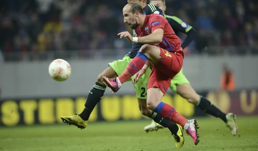 O MINUNE „roş-albastră”. STEAUA a eliminat Ajax la penalty-uri şi va juca în OPTIMILE LIGII EUROPA