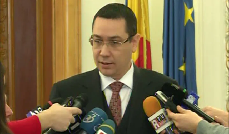 Ponta: Dacă autostrada Comarnic-Braşov nu este gata până în 2016, nu mai candidez