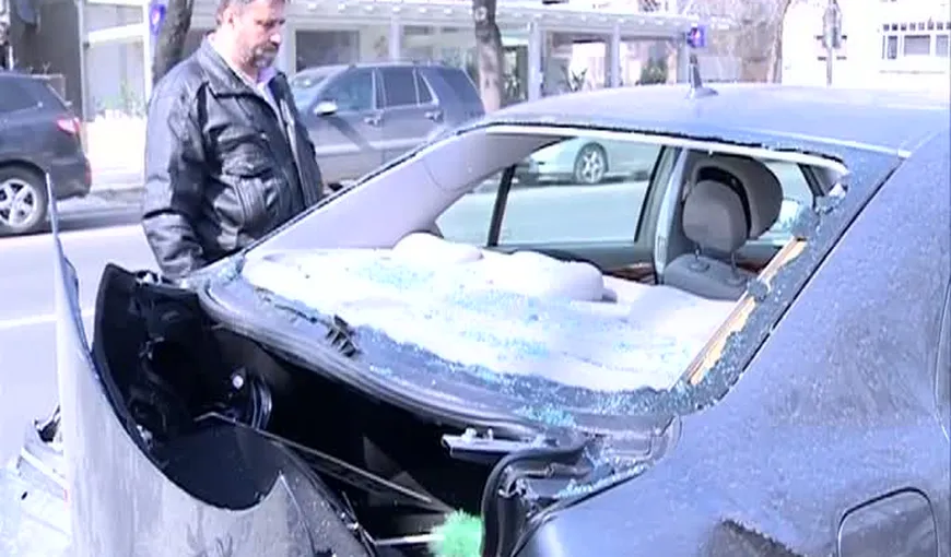 O şoferiţă grăbită a provocat un accident în Capitală VIDEO