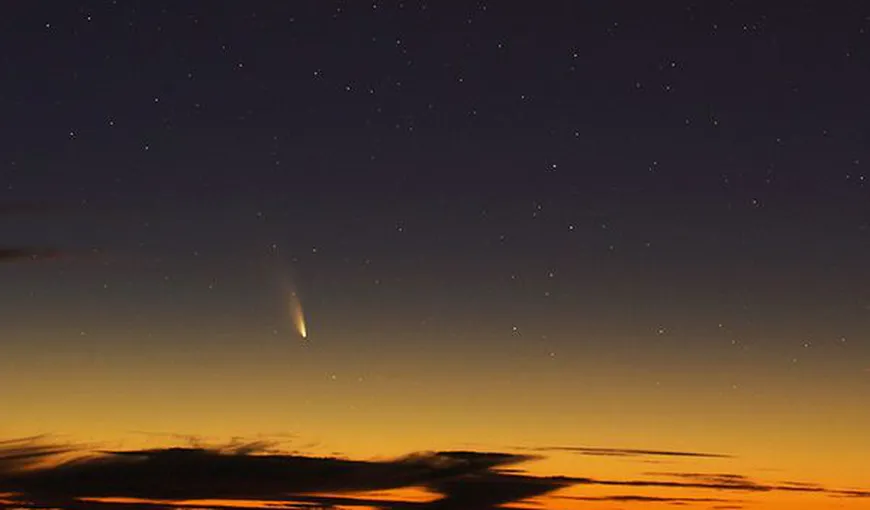 Cele mai frumoase imagini ale cometei PANSTARRS, vizibilă cu ochiul liber FOTO