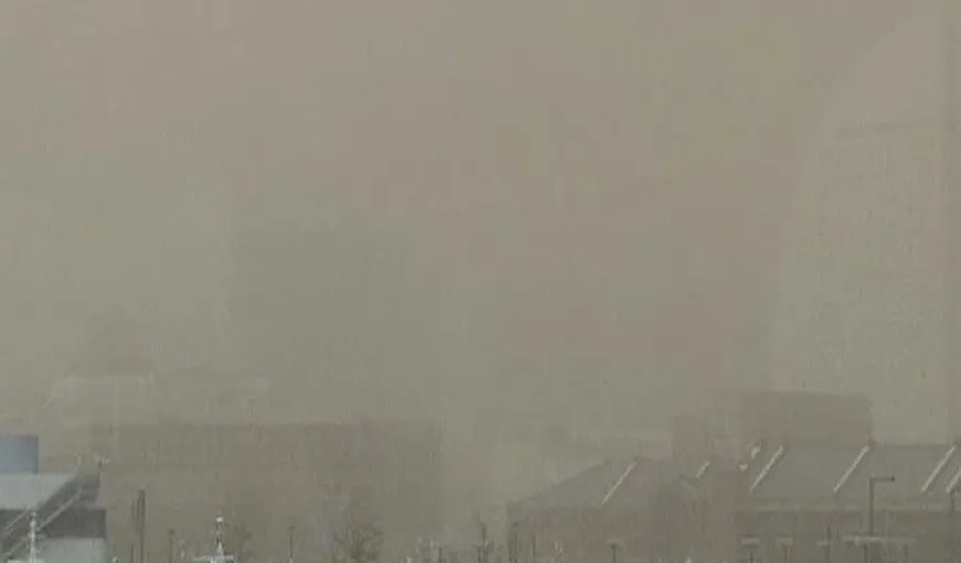 O furtună de nisip a provocat haos în Tokio VIDEO