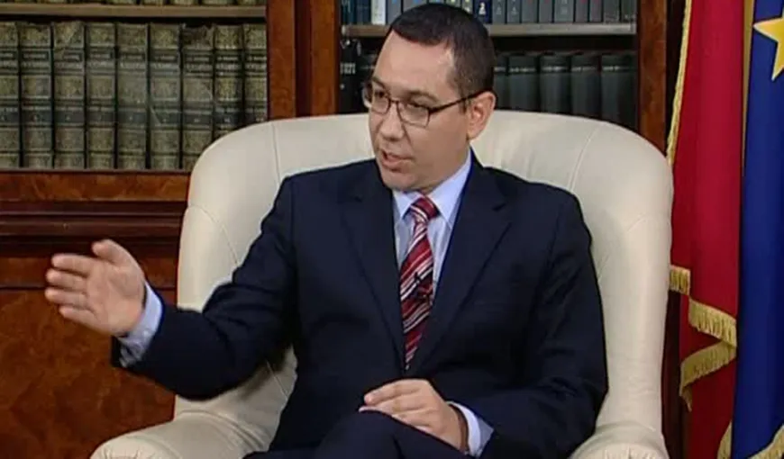 Ponta: Nu sunt mulţumit de prestaţia preşedintelui ANSVSA, dar nu pot lua măsuri în mod direct