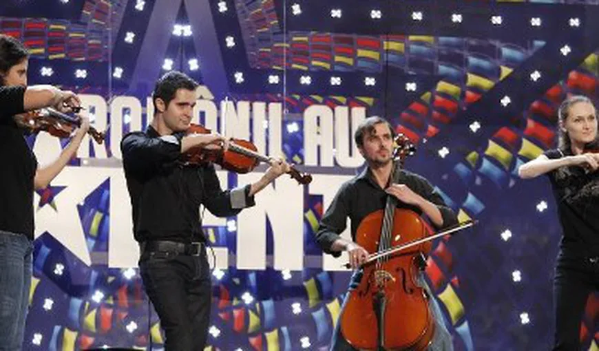 ROMÂNII AU TALENT: Au cântat rock cu trei vioare şi un violoncel
