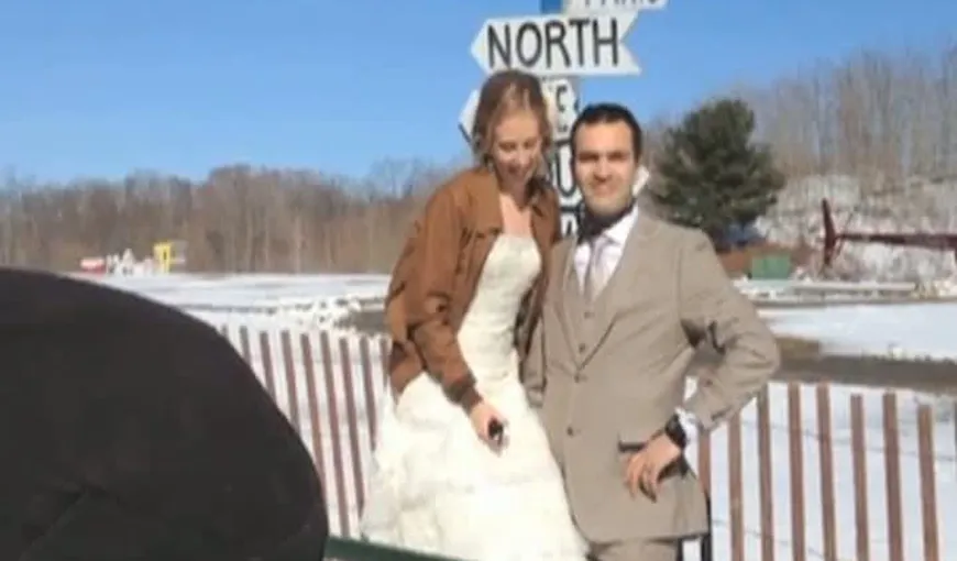 Nuntă ca-n filme pentru un român din SUA: Cum şi-a făcut intrarea la ceremonie VIDEO