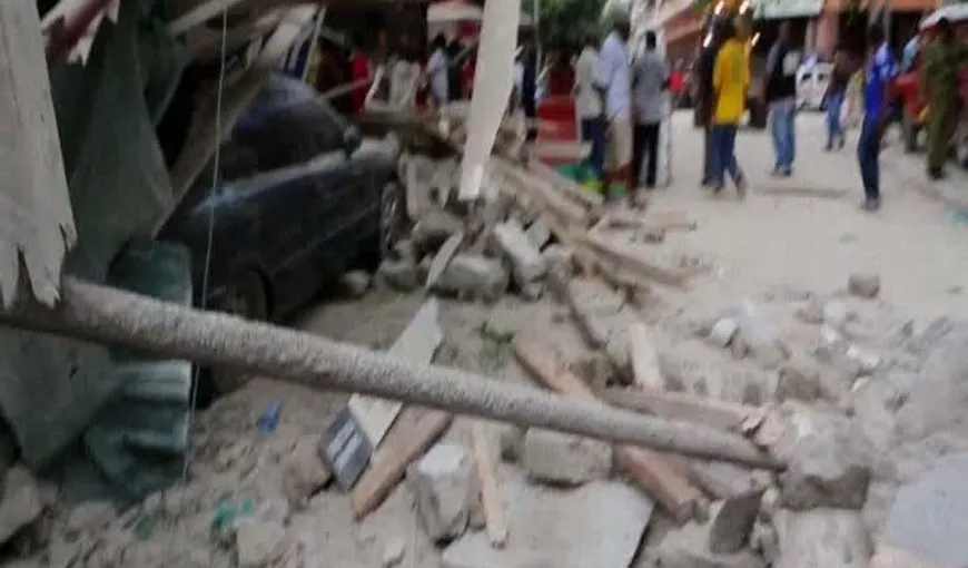 Tragedie în Tanzania. O clădire cu 15 etaje s-a prăbuşit. Bilanţul provizoriu: 17 morţi VIDEO