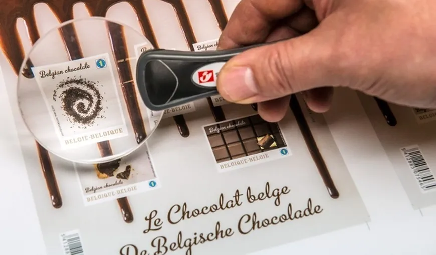 Poşta belgiană a confecţionat timbre comestibile din ciocolată
