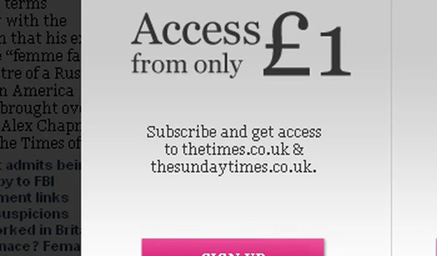 The Sun şi The Daily Telegraph introduc taxe pentru conţinutul lor online