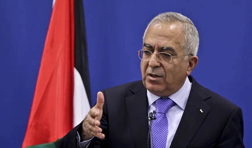 Premierul palestinian Salam Fayyad şi-a prezentat demisia