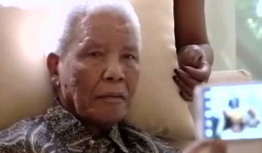 Nelson Mandela, prima apariţie televizată din ultimul an VIDEO