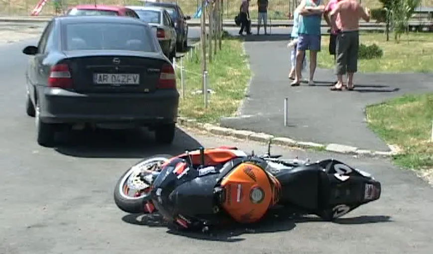 ACCIDENT MORTAL pe Centura Capitalei: Un motociclist a intrat într-o maşină de pe contrasens