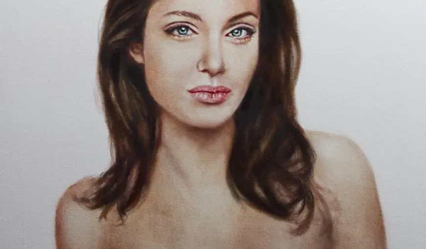 Primul TABLOU al Angelinei Jolie după DUBLA MASTECTOMIE. Cum arată frumoasa actriţă fără sâni FOTO