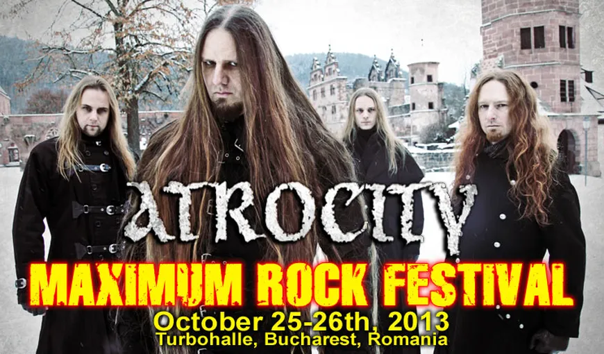 Formaţia Atrocity concertează la Maximum Rock Festival 2013