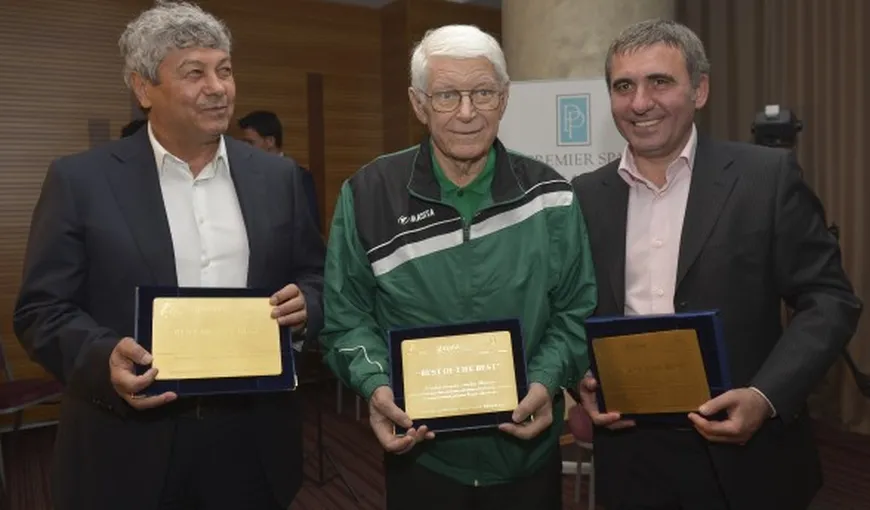 Mircea Lucescu, Gheorghe Hagi şi Nicolae Rainea, premiaţi în Gala ”Best of the Best”