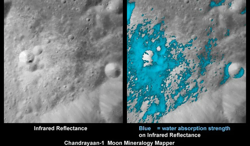 Misterele ştiinţei: Apa descoperită pe Lună are aceeaşi origine ca apa de pe Terra