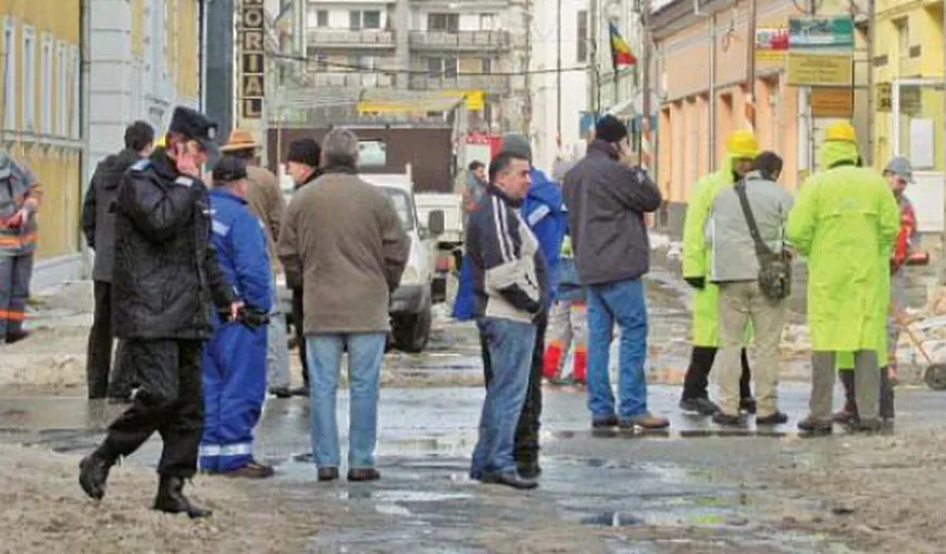 Circulaţie restricţionată în Giurgiu după ce un şofer a fisurat o conductă de gaze