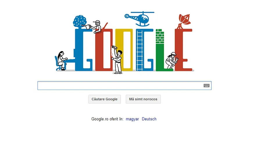 Google sărbătoreşte Ziua Muncii cu un logo SPECIAL