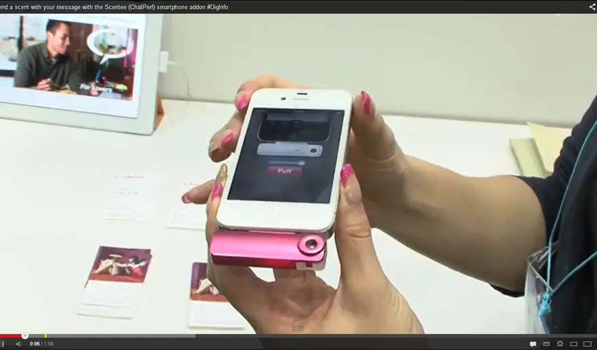 Un gadget pentru smartphone te poate ajuta să le trimiţi prietenilor tăi mesaje cu MIROSURI – VIDEO