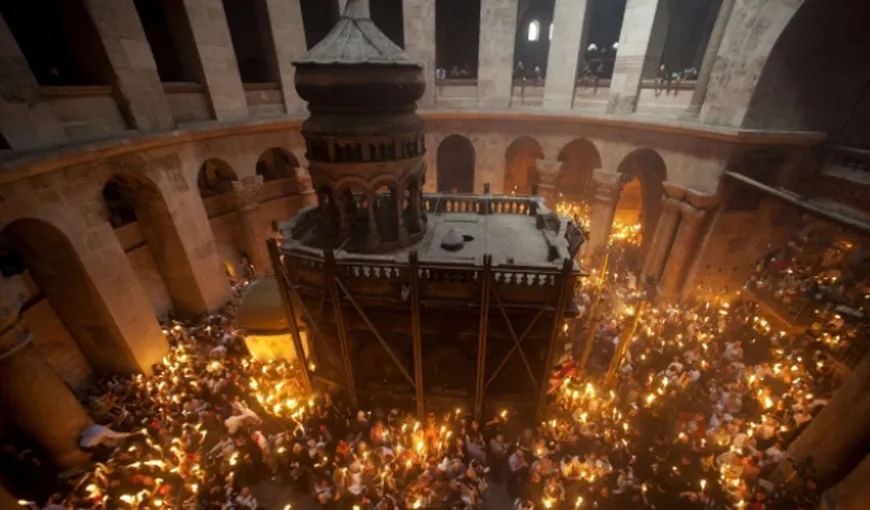 Lumina Sfântă de la Ierusalim va fi adusă în România sâmbătă seară