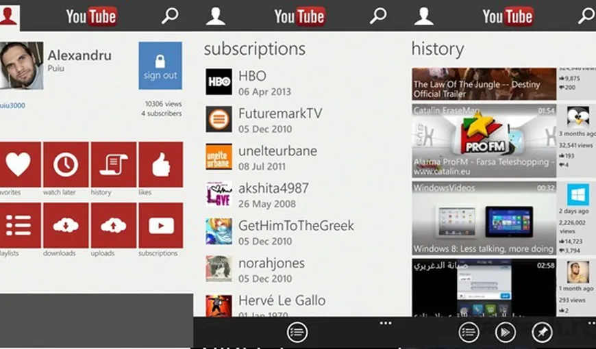 YouTube pentru Windows Phone va fi realizat in colaborare cu Google