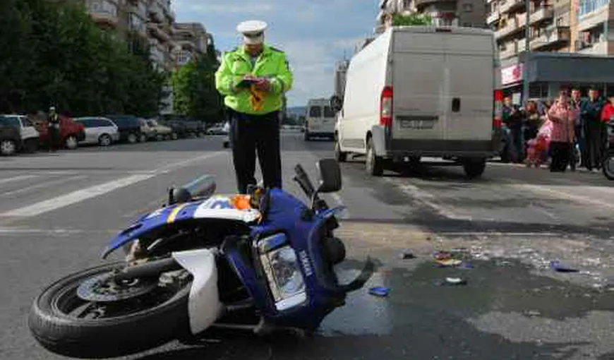 Un motociclist a ajuns în stare GRAVĂ la spital, după ce a accidentat mortal un pieton