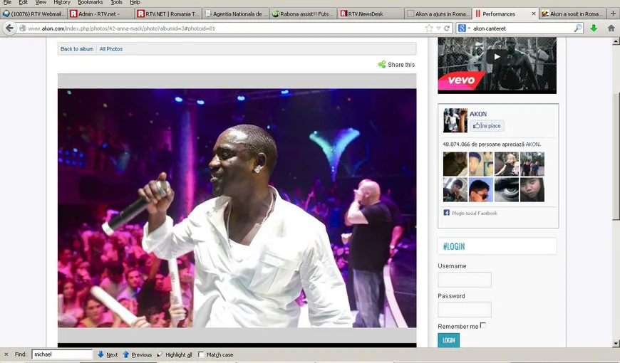 Akon susţine al doilea concert în România. Vezi ce pretenţii a avut artistul